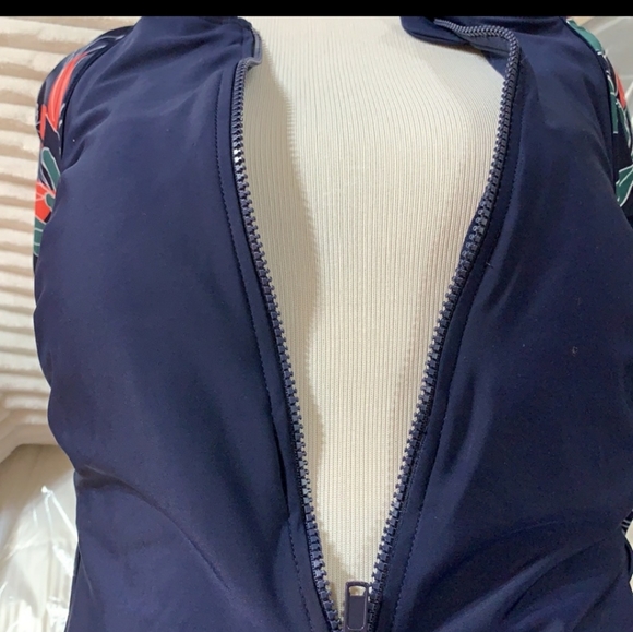 All In Motion One Piece Rashguard Swimsuit - Picture 8 of 9